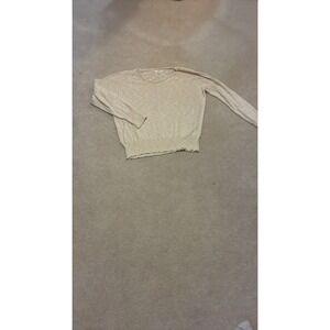 Umgee USA Cream Open-Knit Lightweight Sweater XL